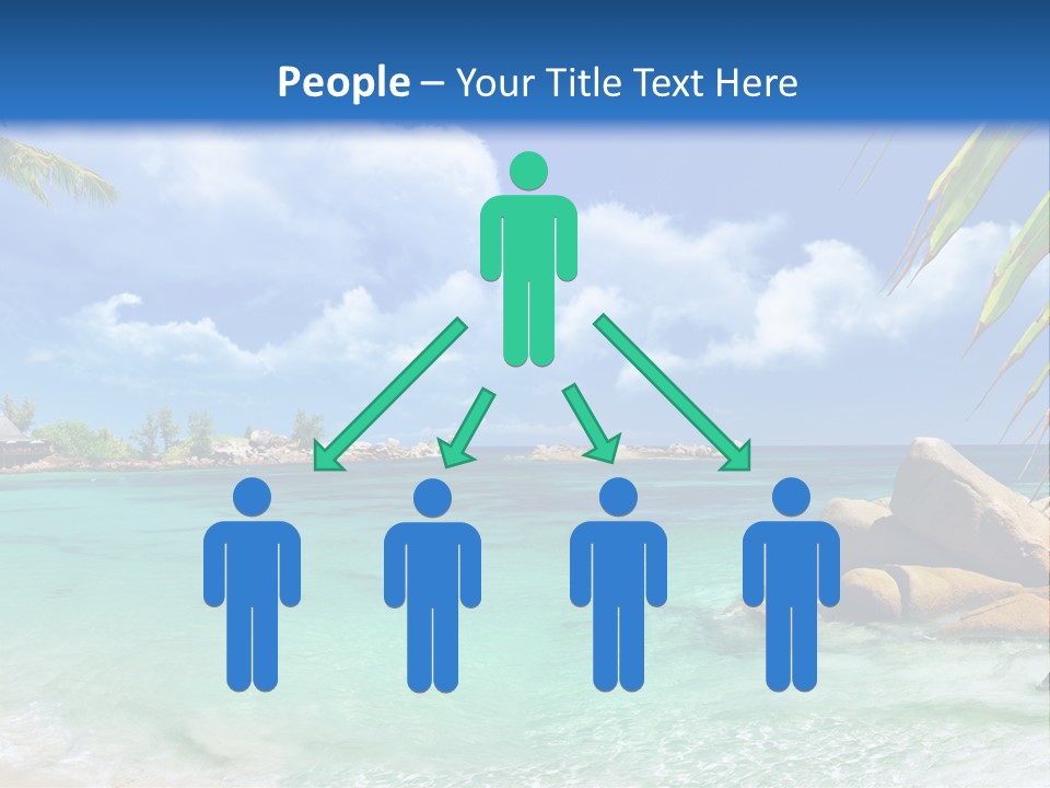 Rocks Tree Mountains PowerPoint Template