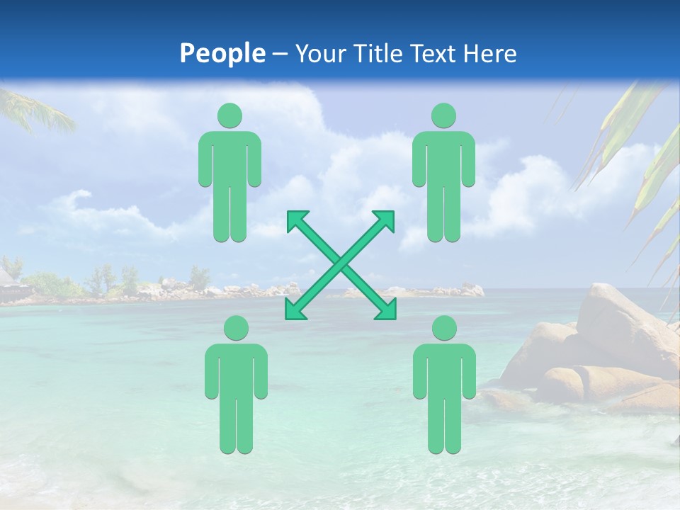 Rocks Tree Mountains PowerPoint Template