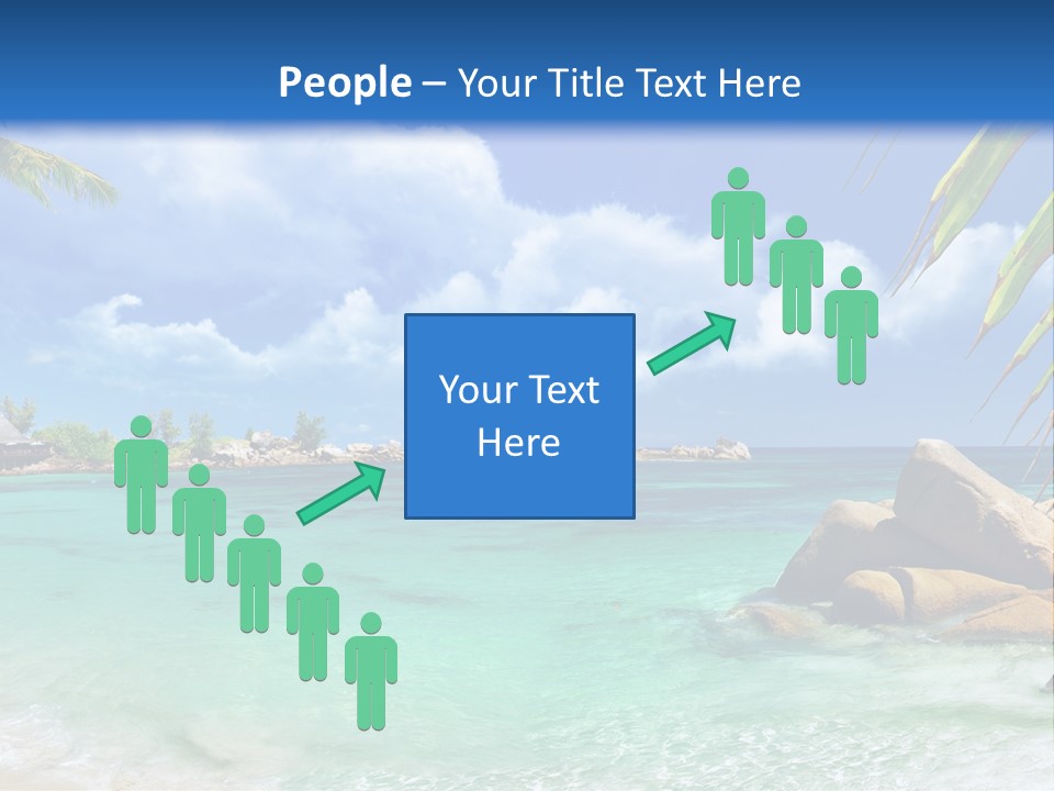 Rocks Tree Mountains PowerPoint Template