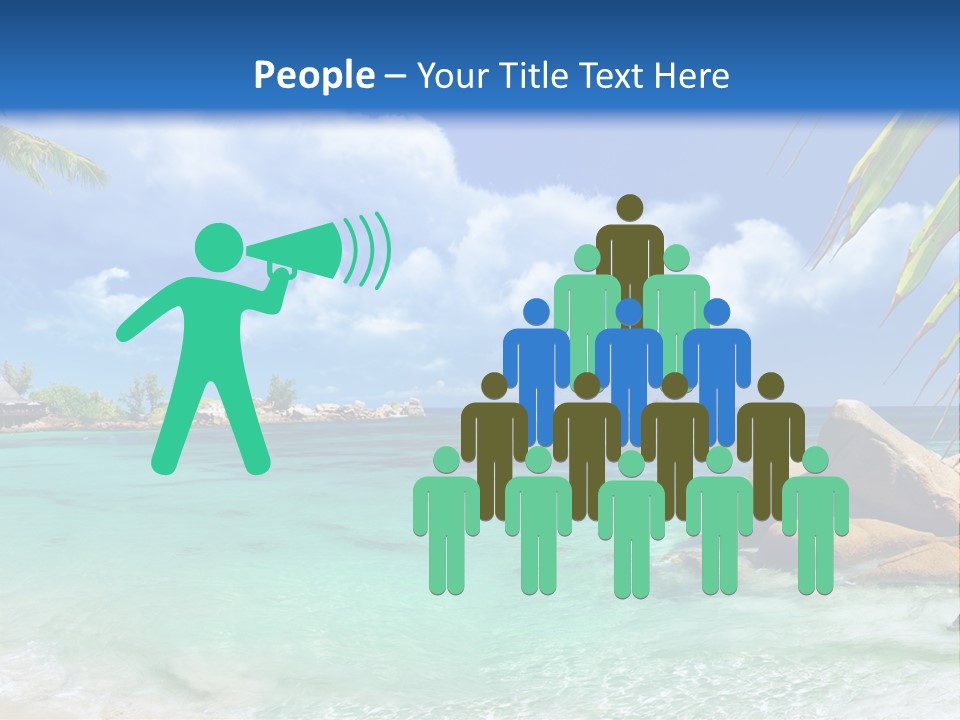 Rocks Tree Mountains PowerPoint Template