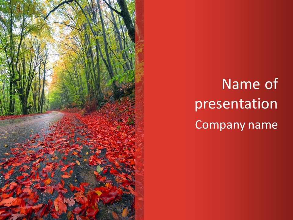 Leaf Rest Green PowerPoint Template