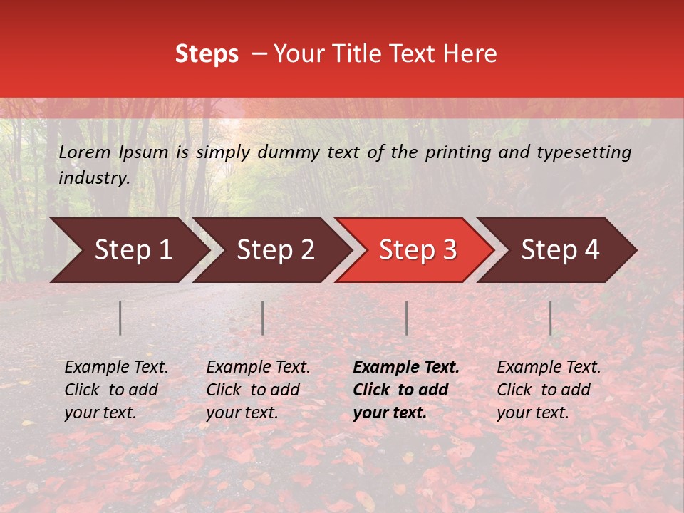 Leaf Rest Green PowerPoint Template