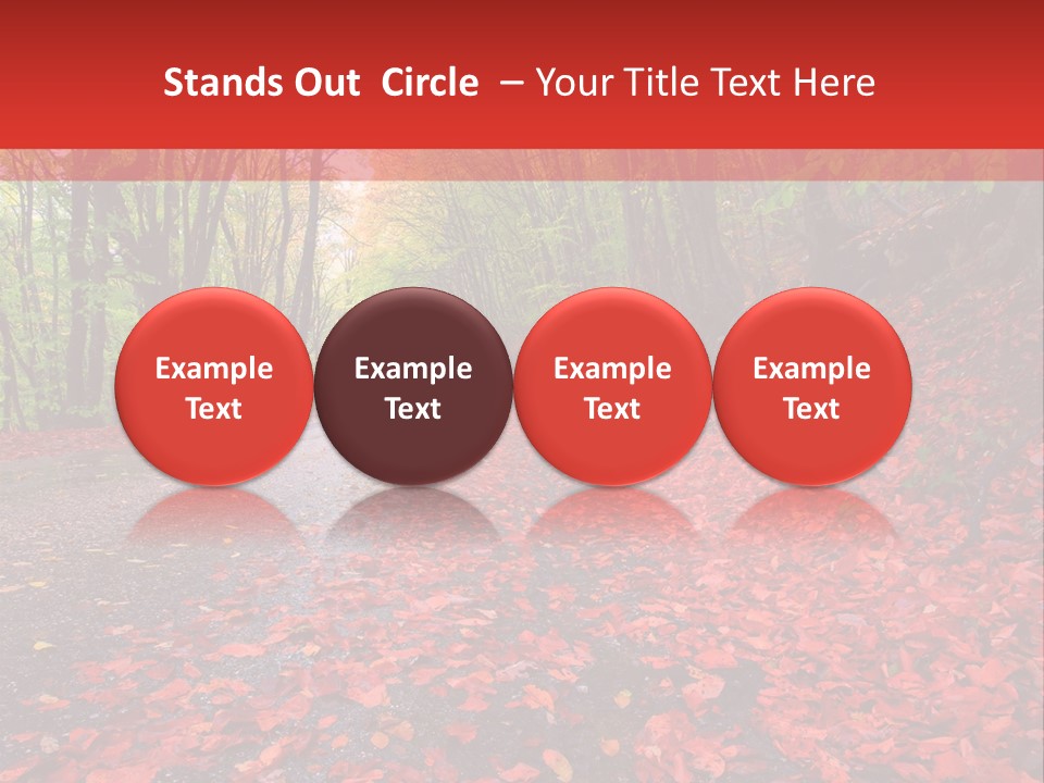 Leaf Rest Green PowerPoint Template