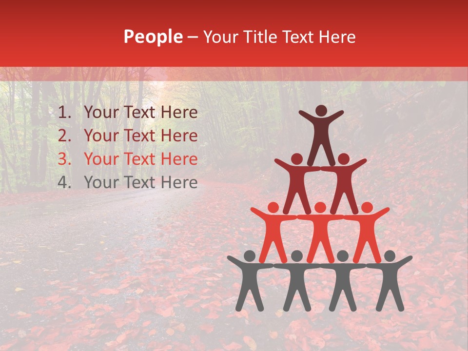 Leaf Rest Green PowerPoint Template