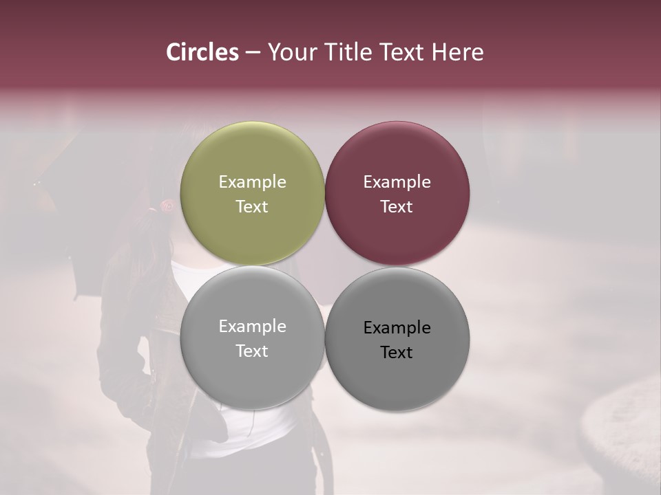 Fog Pose Happy PowerPoint Template