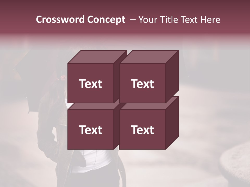 Fog Pose Happy PowerPoint Template