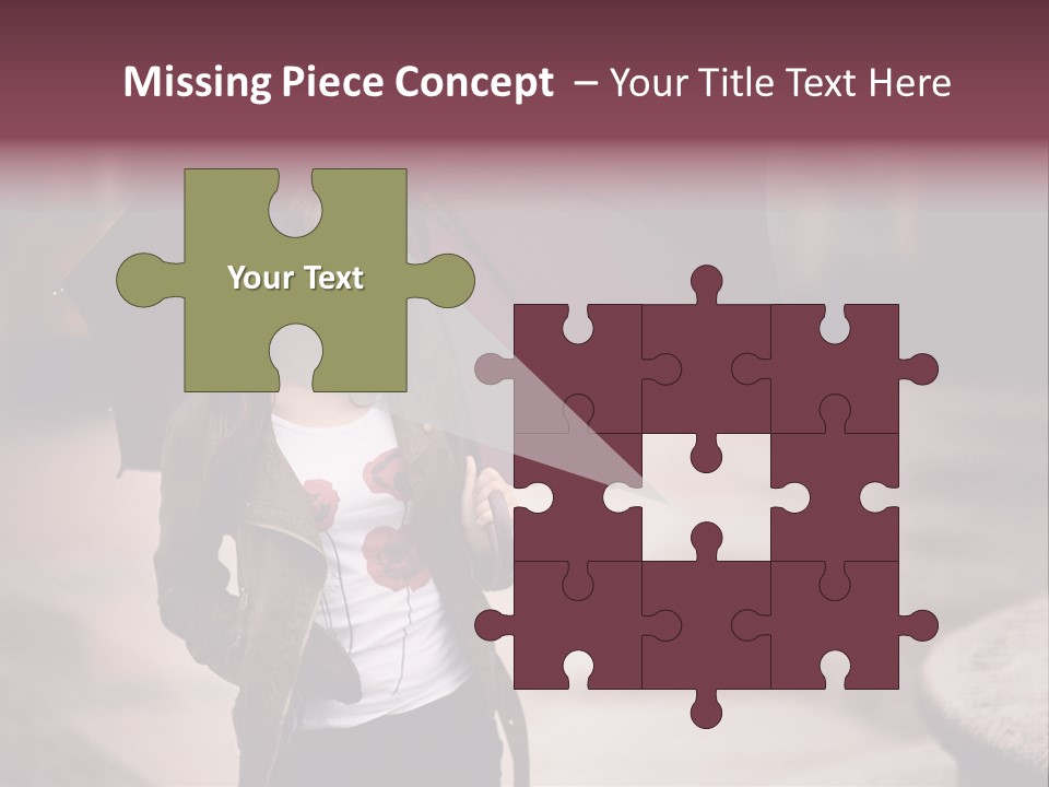 Fog Pose Happy PowerPoint Template