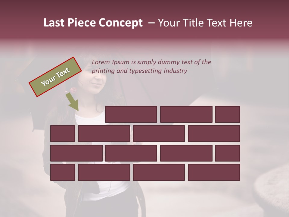 Fog Pose Happy PowerPoint Template