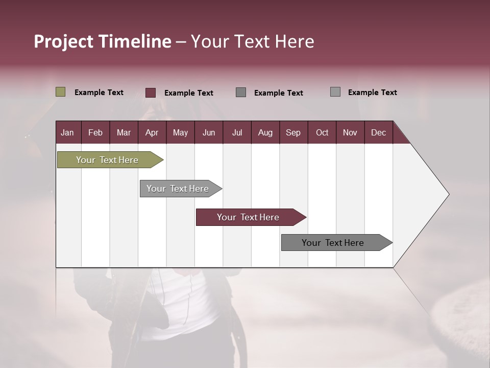 Fog Pose Happy PowerPoint Template