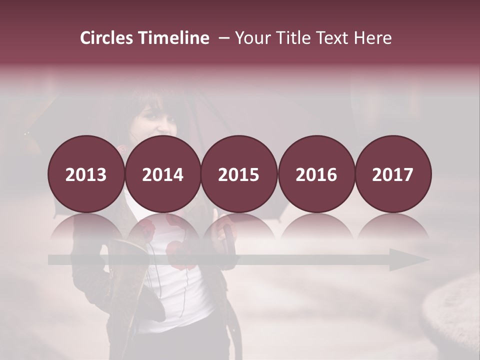 Fog Pose Happy PowerPoint Template