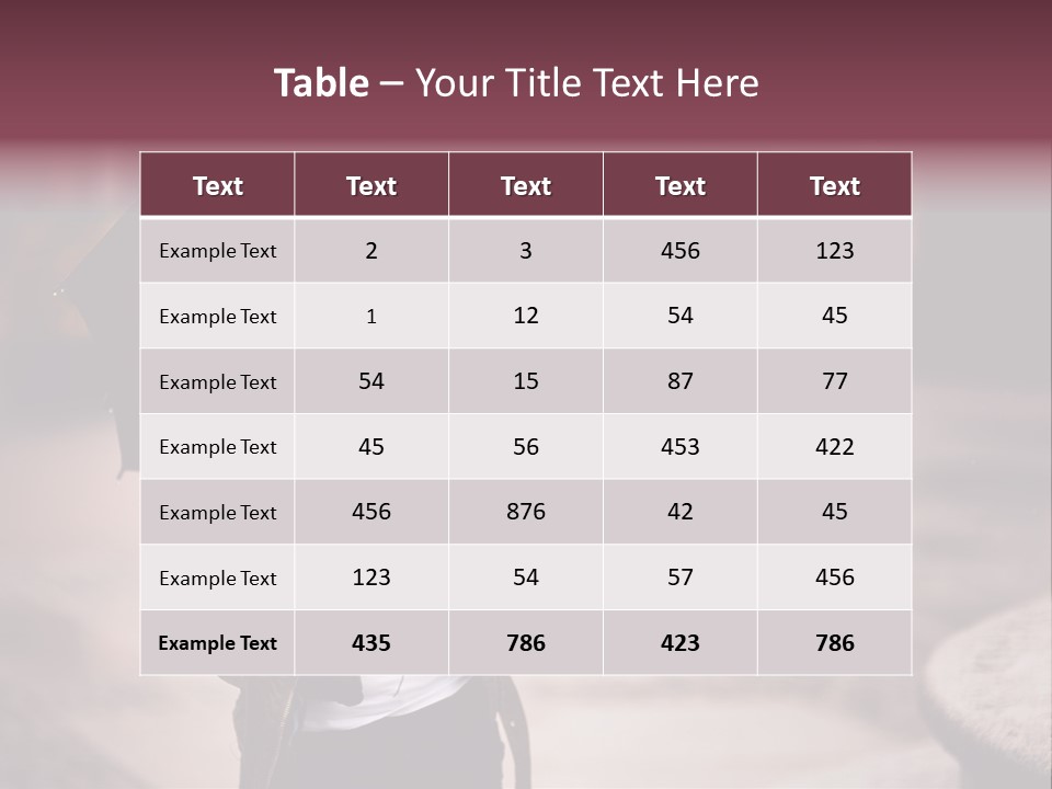 Fog Pose Happy PowerPoint Template