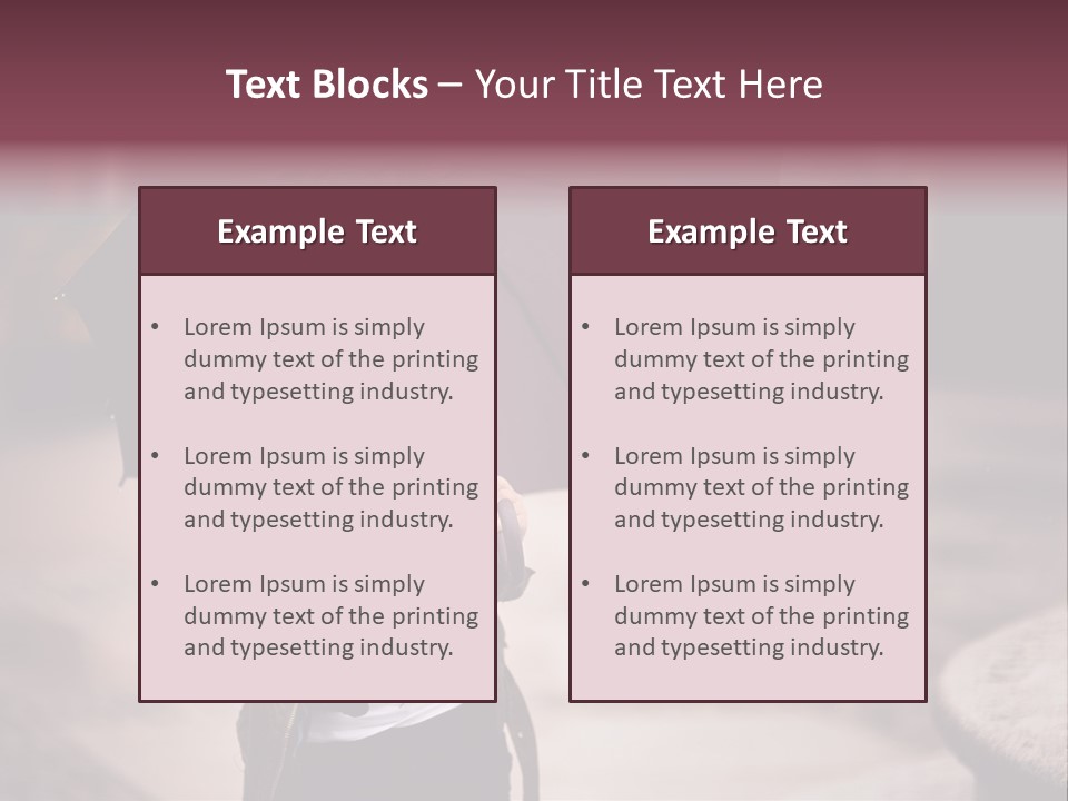 Fog Pose Happy PowerPoint Template