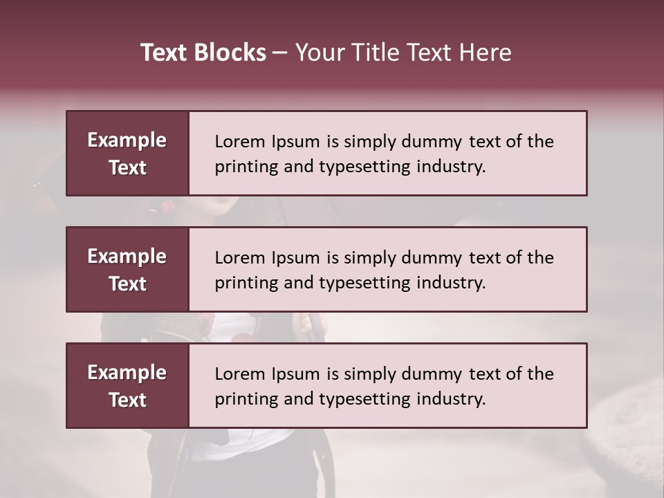 Fog Pose Happy PowerPoint Template