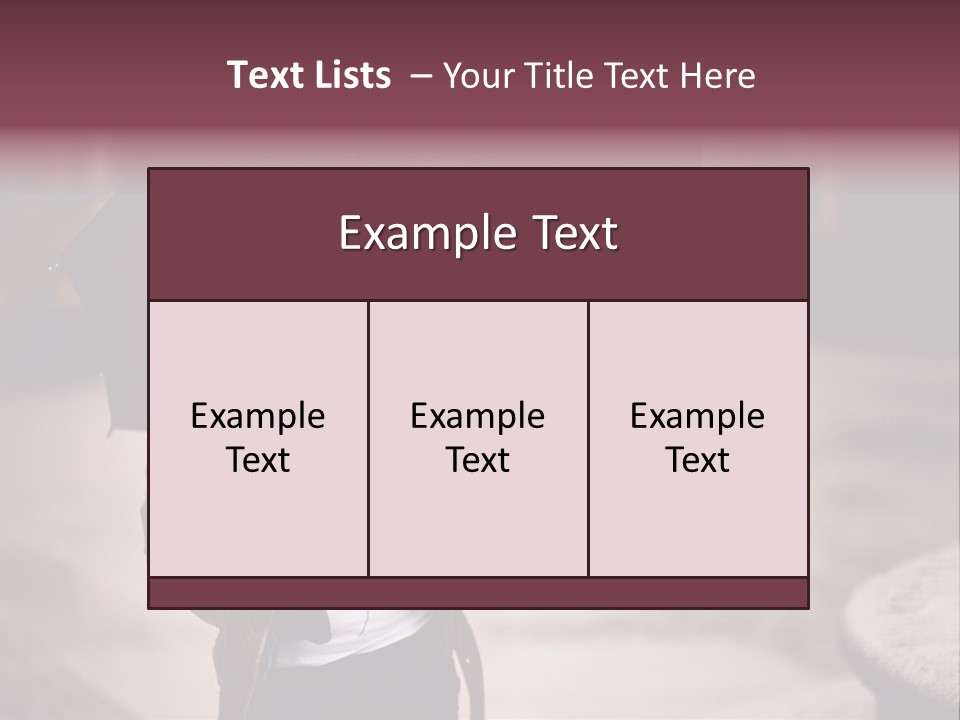 Fog Pose Happy PowerPoint Template