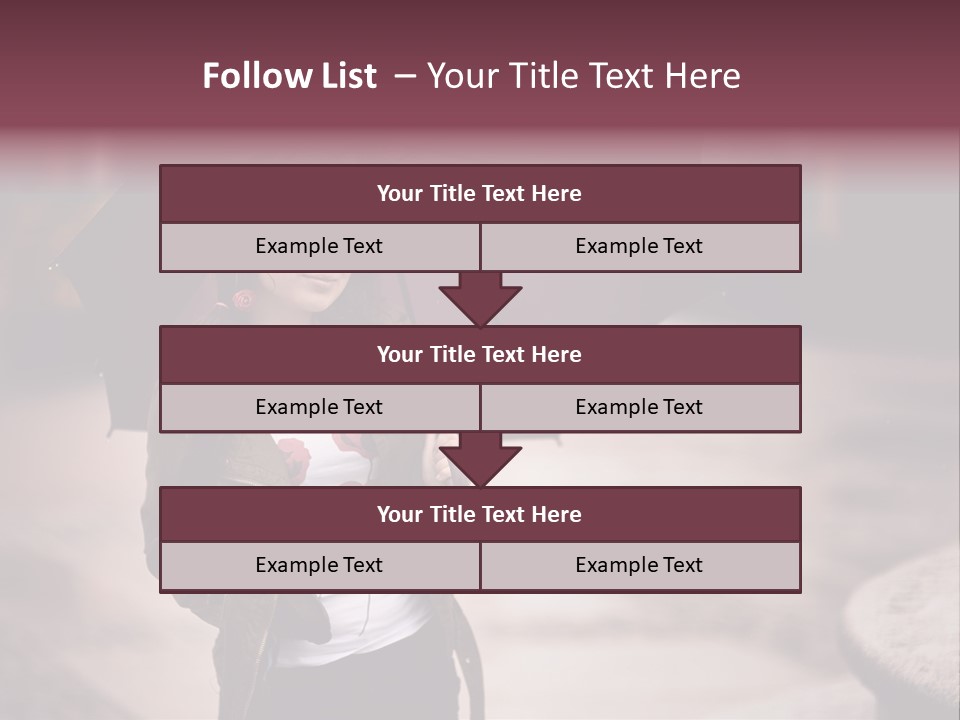 Fog Pose Happy PowerPoint Template