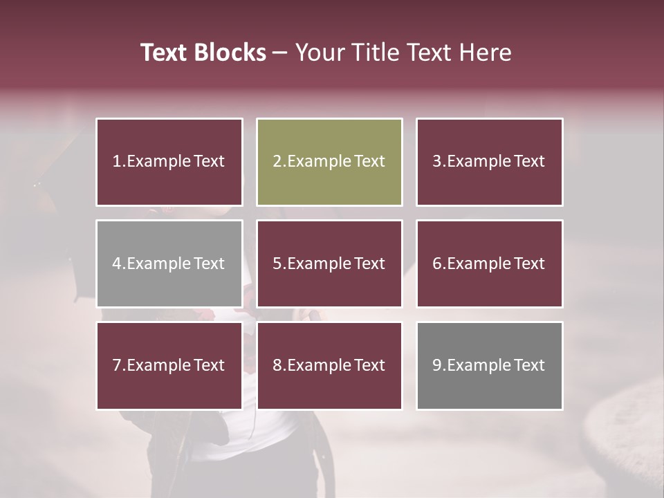 Fog Pose Happy PowerPoint Template