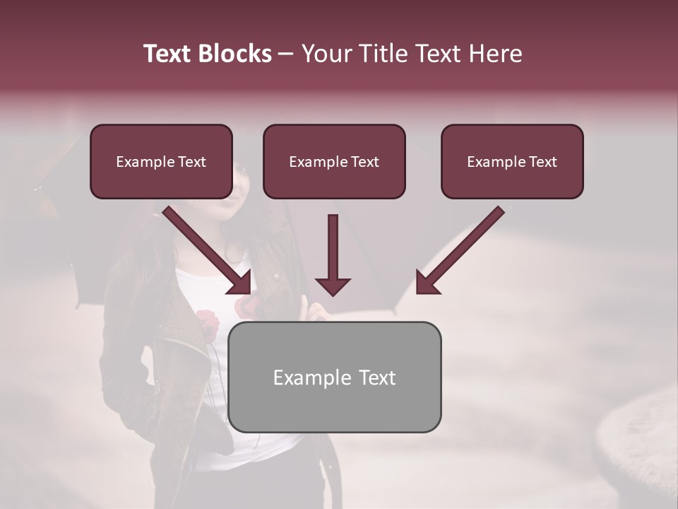 Fog Pose Happy PowerPoint Template