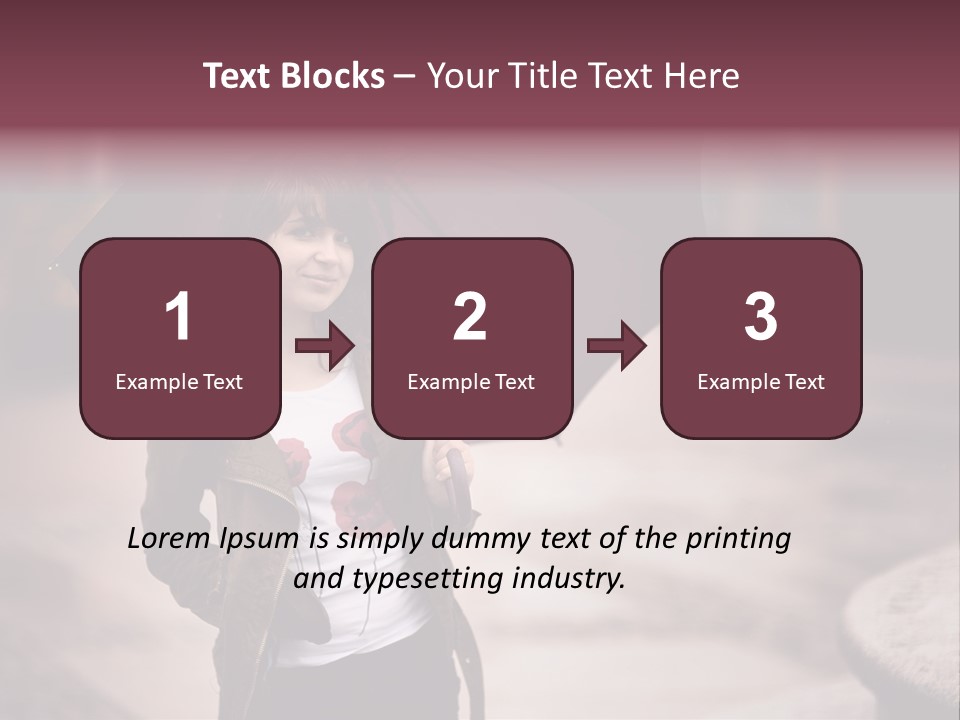 Fog Pose Happy PowerPoint Template