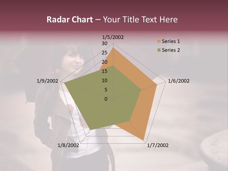 Fog Pose Happy PowerPoint Template