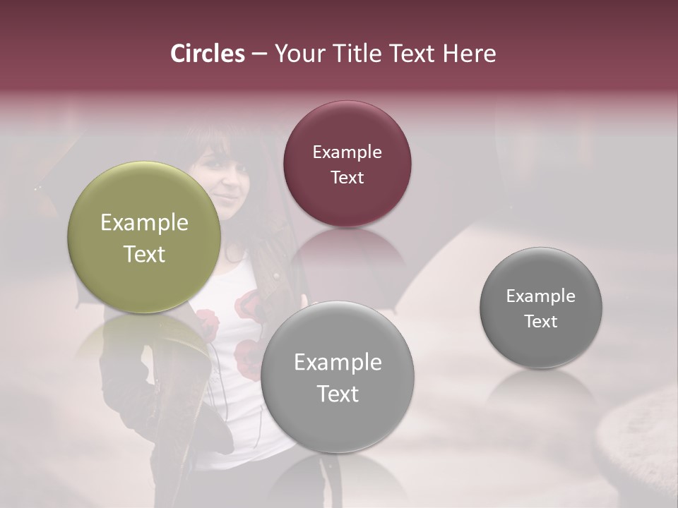 Fog Pose Happy PowerPoint Template