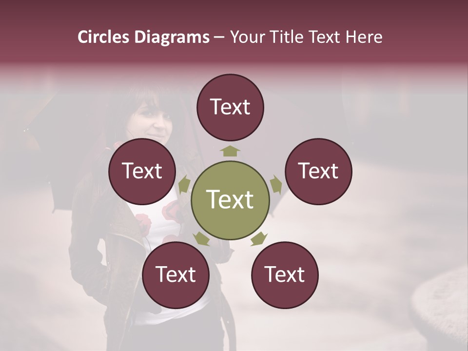 Fog Pose Happy PowerPoint Template