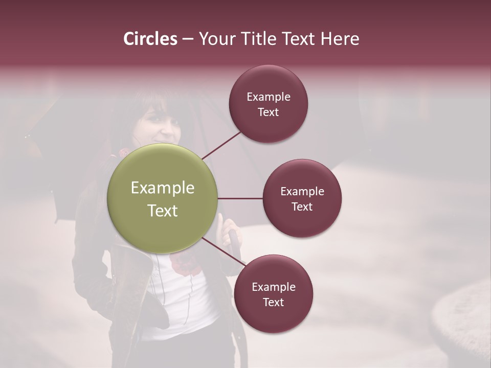 Fog Pose Happy PowerPoint Template