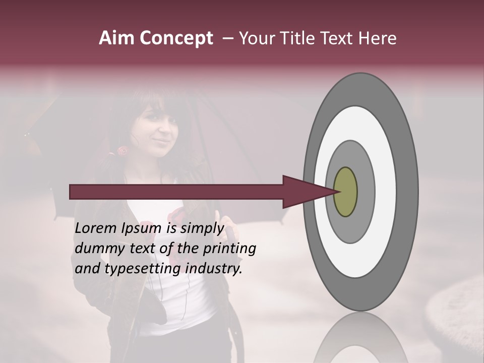 Fog Pose Happy PowerPoint Template