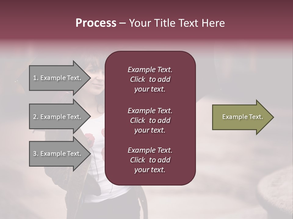 Fog Pose Happy PowerPoint Template