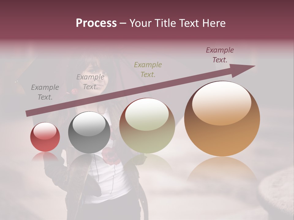 Fog Pose Happy PowerPoint Template