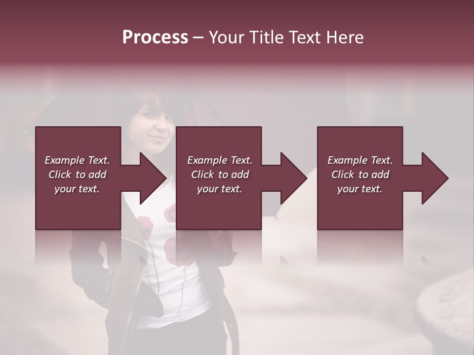 Fog Pose Happy PowerPoint Template