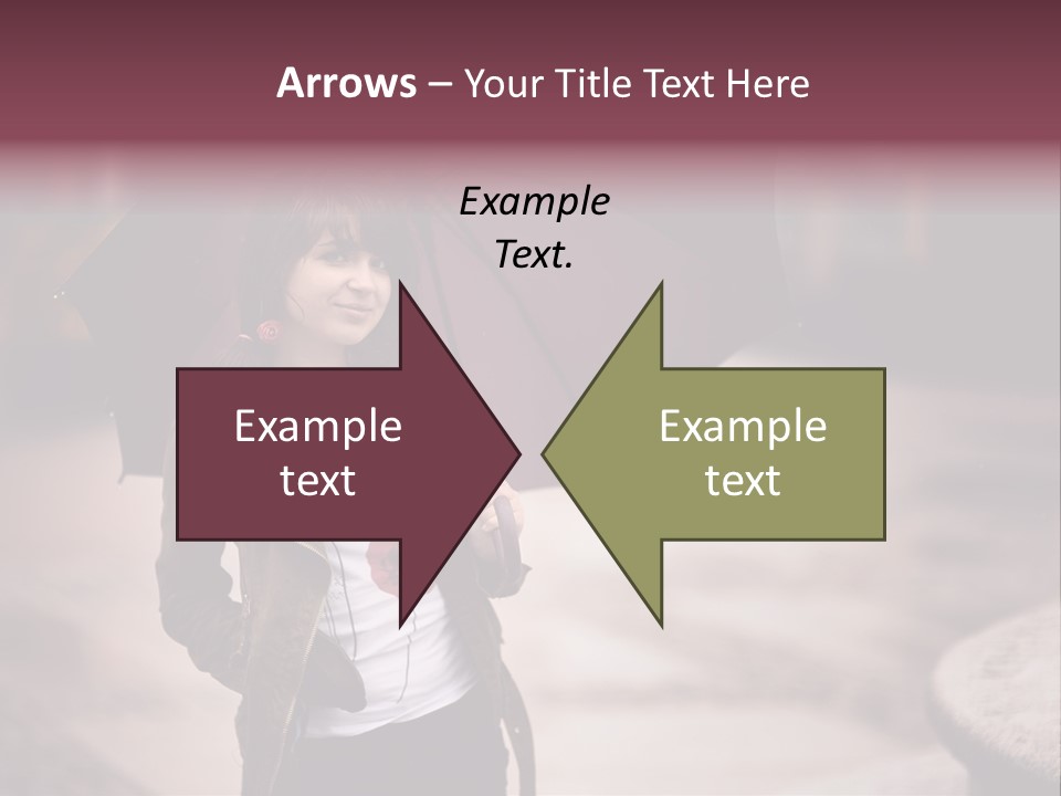 Fog Pose Happy PowerPoint Template