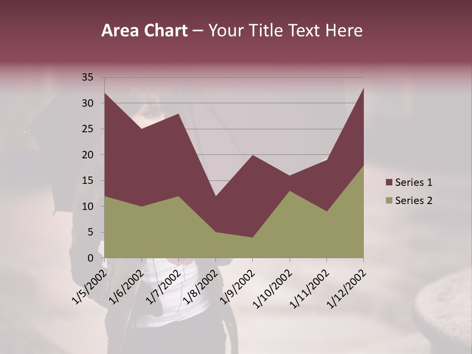 Fog Pose Happy PowerPoint Template