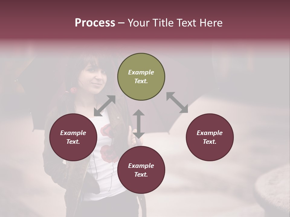 Fog Pose Happy PowerPoint Template