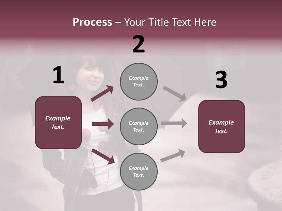 Fog Pose Happy PowerPoint Template