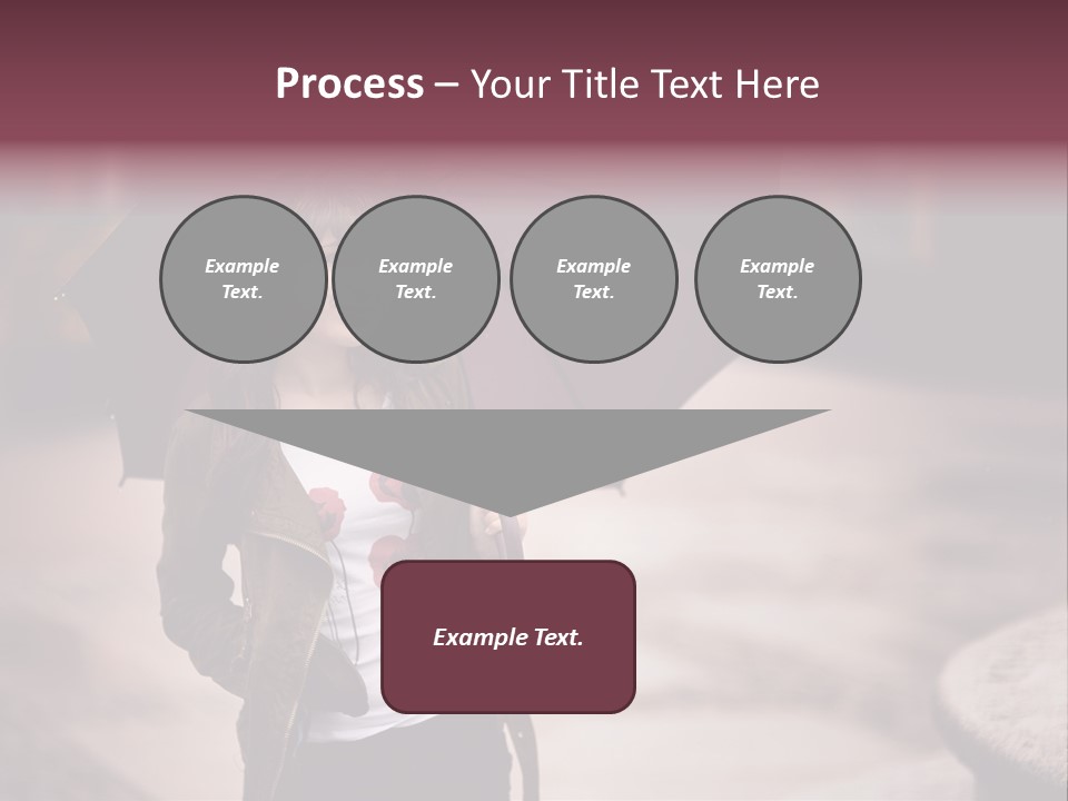 Fog Pose Happy PowerPoint Template