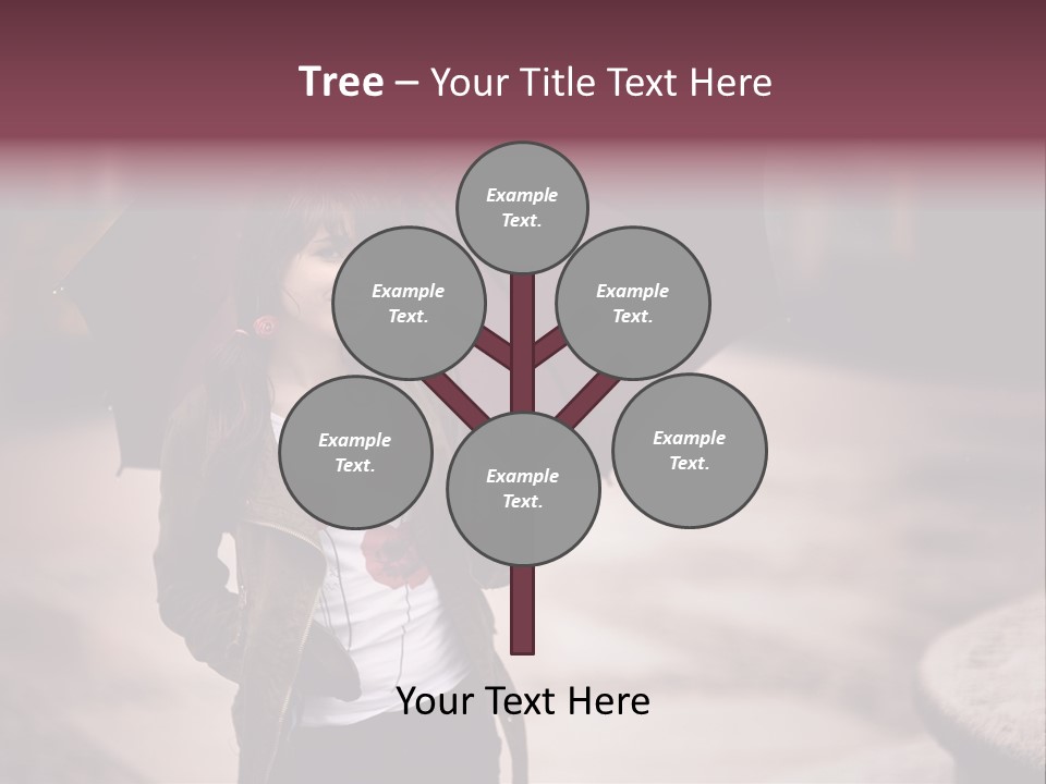 Fog Pose Happy PowerPoint Template