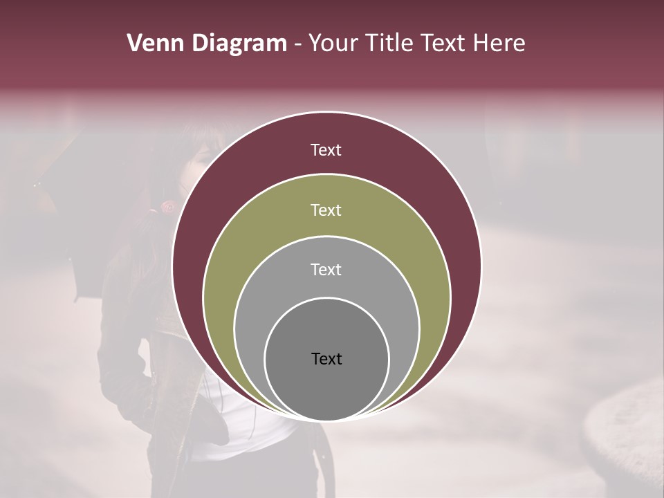 Fog Pose Happy PowerPoint Template