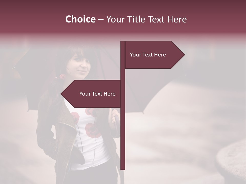 Fog Pose Happy PowerPoint Template