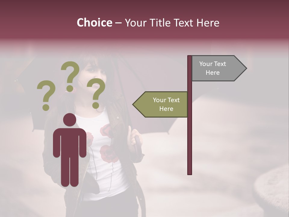 Fog Pose Happy PowerPoint Template