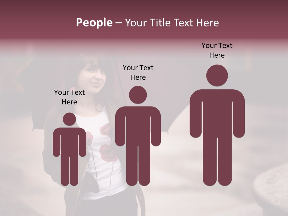 Fog Pose Happy PowerPoint Template