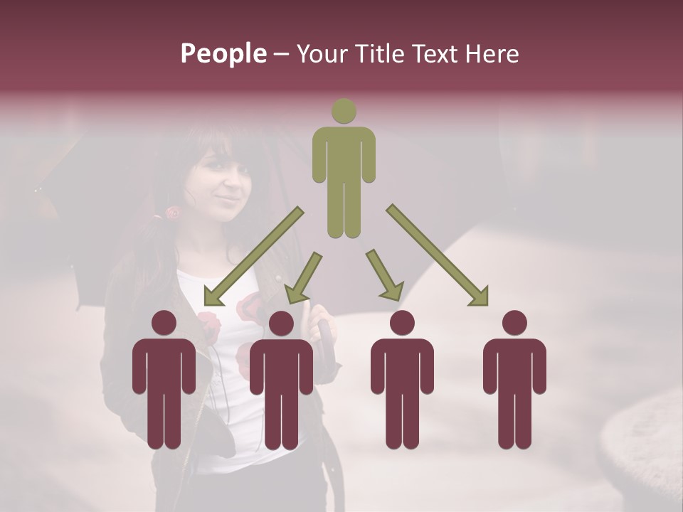 Fog Pose Happy PowerPoint Template