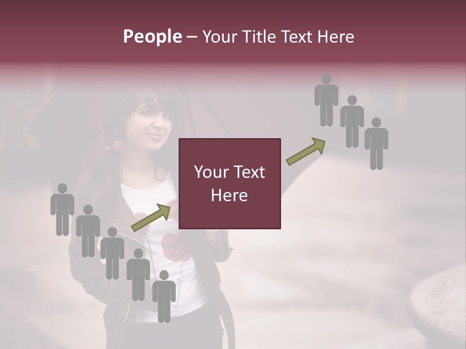 Fog Pose Happy PowerPoint Template