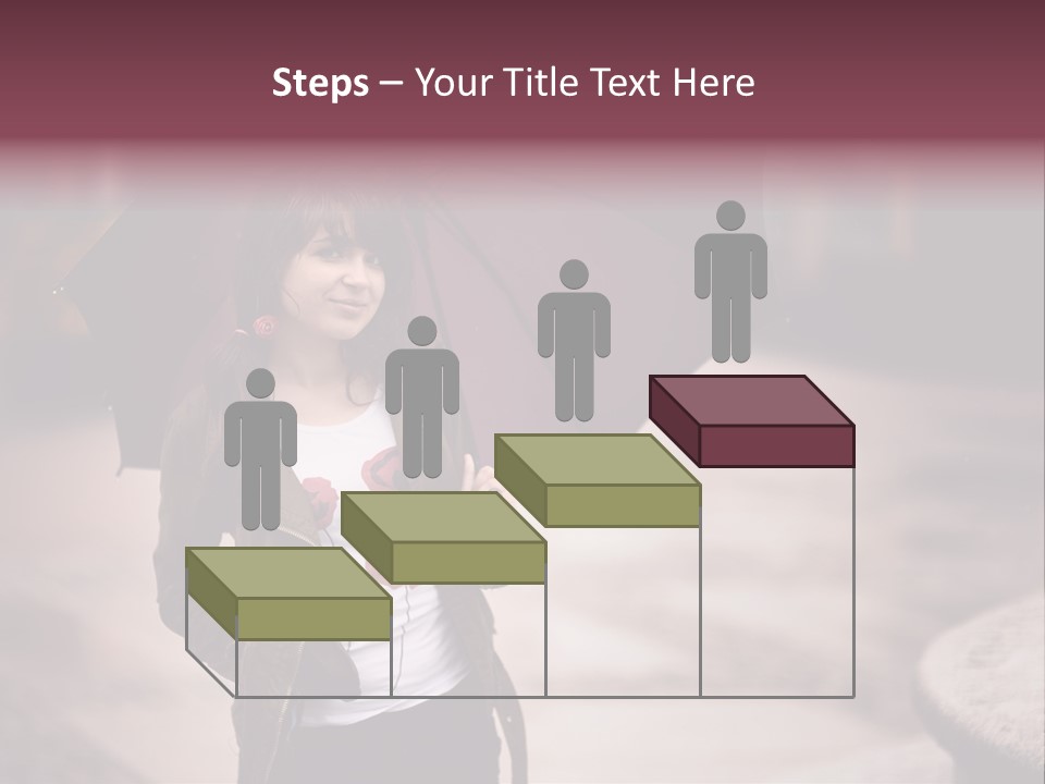 Fog Pose Happy PowerPoint Template