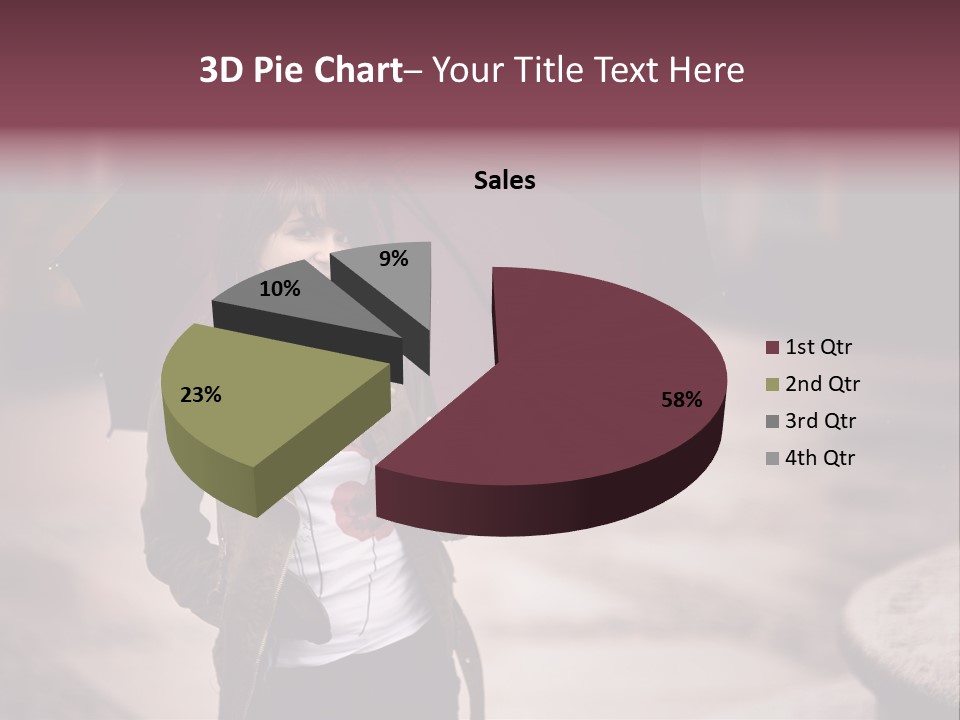 Fog Pose Happy PowerPoint Template