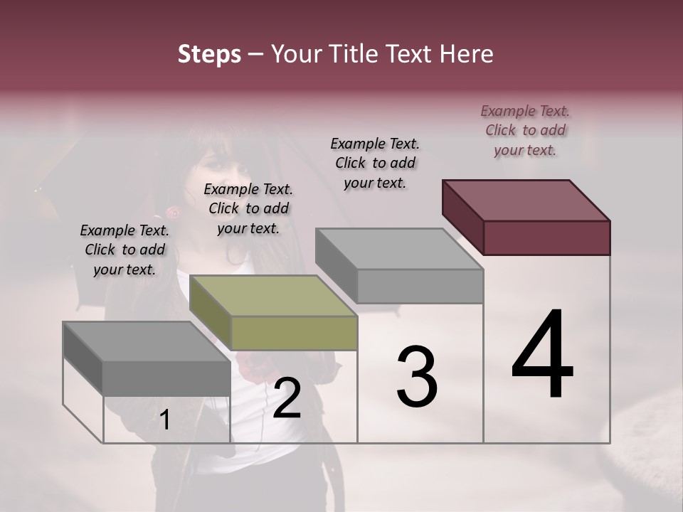 Fog Pose Happy PowerPoint Template