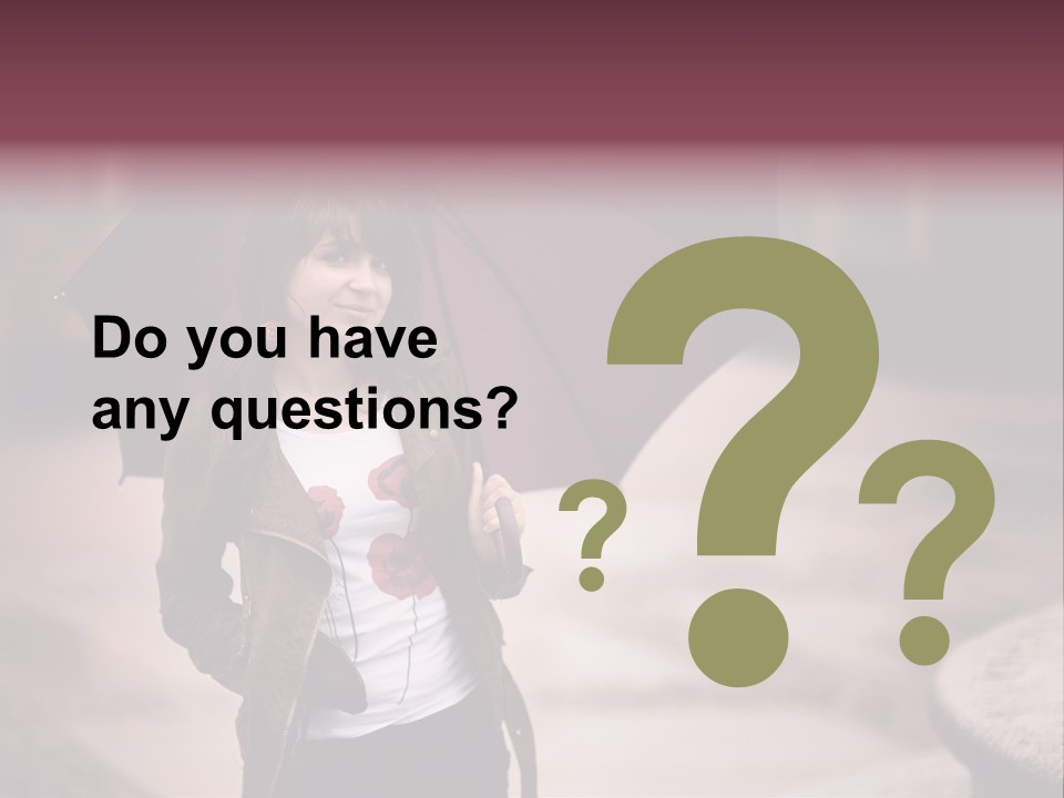 Fog Pose Happy PowerPoint Template