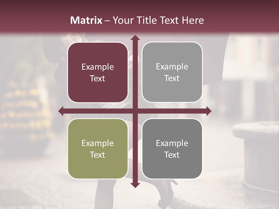 Lovely Fog Lady PowerPoint Template