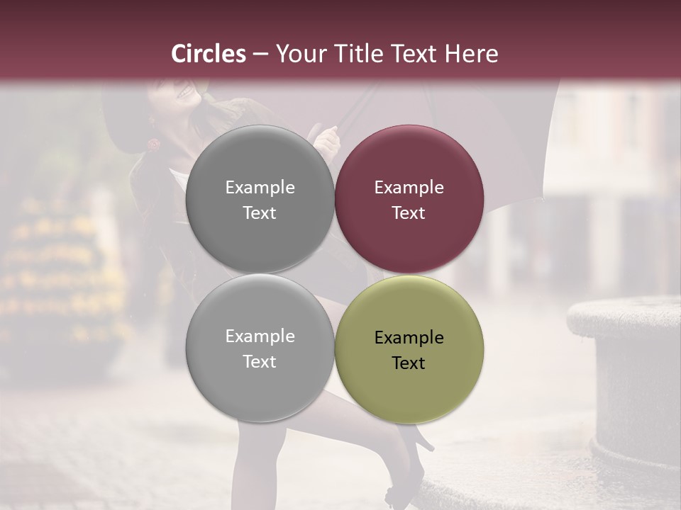 Lovely Fog Lady PowerPoint Template