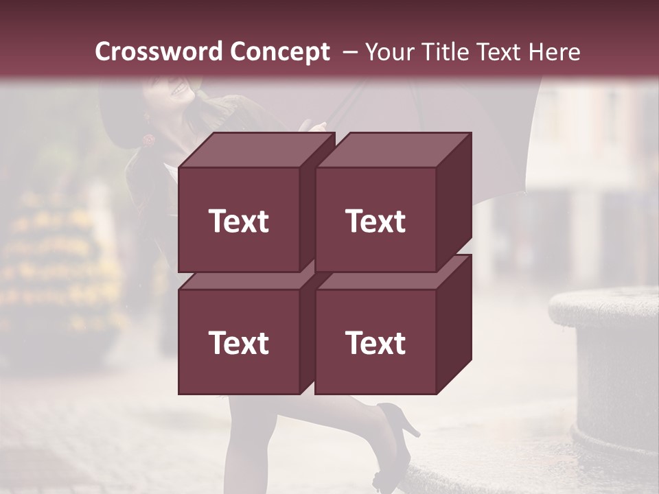 Lovely Fog Lady PowerPoint Template