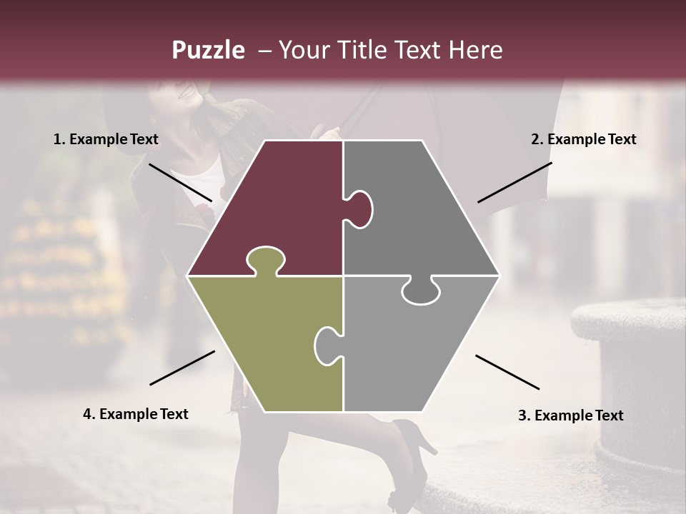 Lovely Fog Lady PowerPoint Template